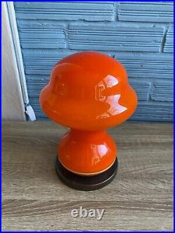 Vintage Space Age Mushroom Table Lamp Atomic Design Light Mid Century UFO