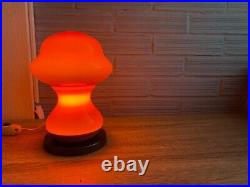 Vintage Space Age Mushroom Table Lamp Atomic Design Light Mid Century UFO