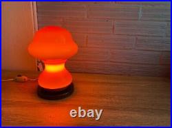 Vintage Space Age Mushroom Table Lamp Atomic Design Light Mid Century UFO