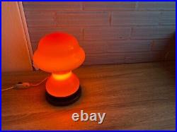 Vintage Space Age Mushroom Table Lamp Atomic Design Light Mid Century UFO