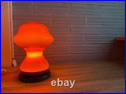 Vintage Space Age Mushroom Table Lamp Atomic Design Light Mid Century UFO