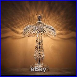 Waterford Crystal ACHILL Hurricane Table Electric LAMP 19 Ireland Made