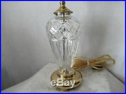 Waterford Crystal Electric Table Lamp 22.5 Excellent