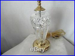 Waterford Crystal Electric Table Lamp 22.5 Excellent