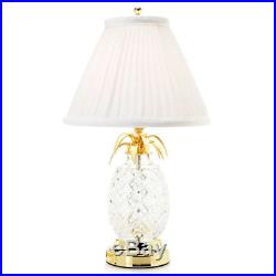 Waterford Crystal Hospitality 18 Pineapple Table Lamp with Pleated Shade