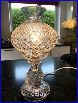 Waterford Crystal Inishmaan Table Lamp 36cm High, PERFECT CONDITION