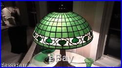 Wilkinson Leaded Stained Glass Lamp-acorn- Original And Complete