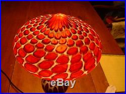 Wonderful Italian Fratelli Toso Murano Art Glass Table Lamp